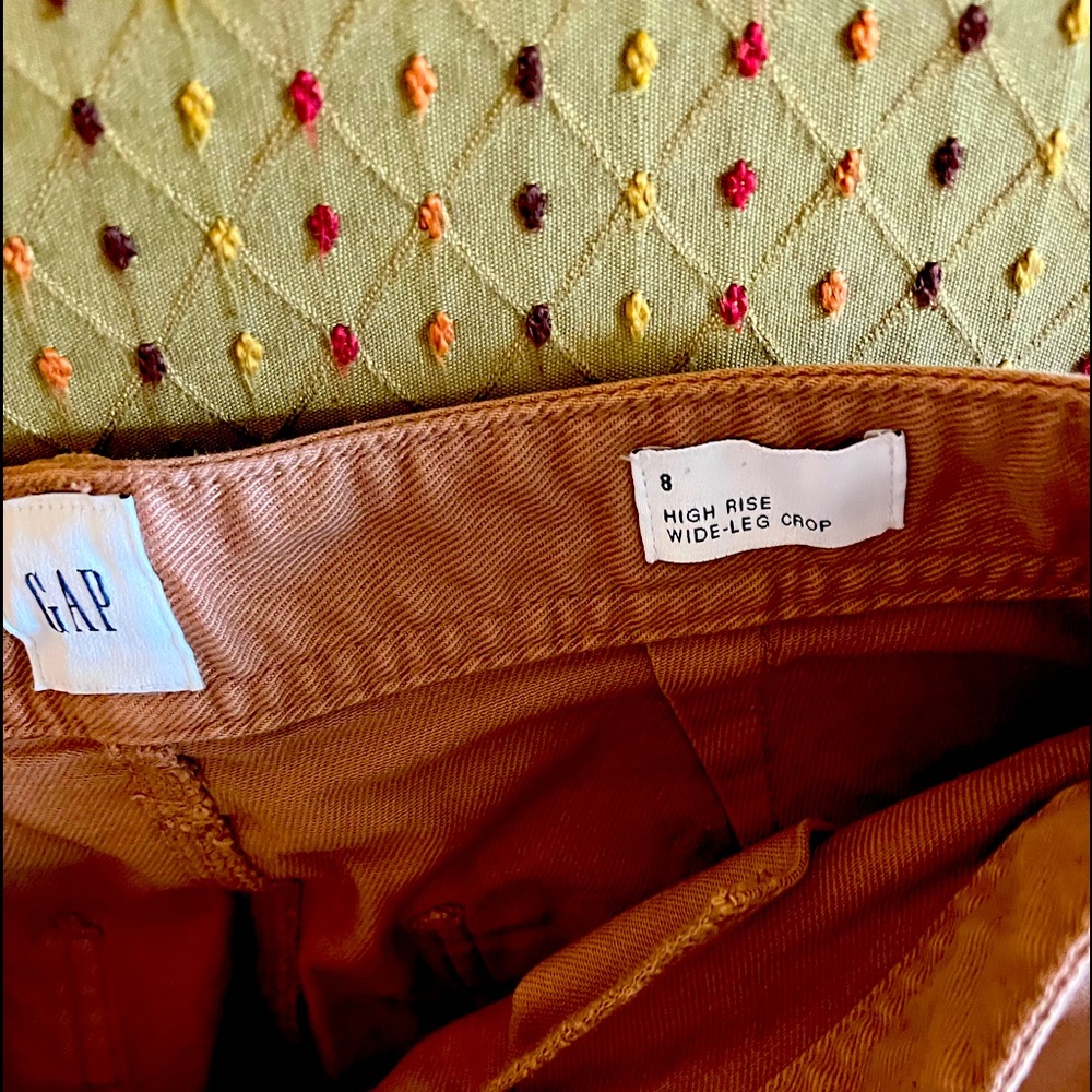 GAP High Rise Wide-leg Cropped